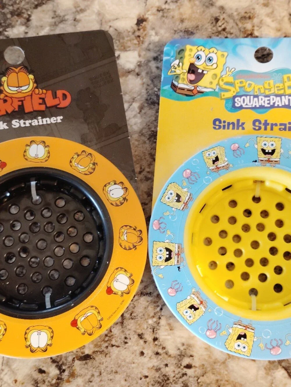 Yellow Sink Strainer - Cartoon Kitchen Drain Protector
